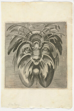 Plate from the series “Libro di variate mascare quale servono a pittori, scultori, et ahvomini ingeniosi”