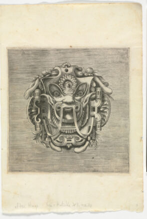 Plate from the series “Libro di variate mascare quale servono a pittori, scultori, et ahvomini ingeniosi”