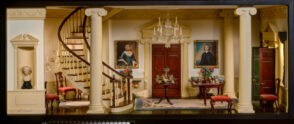 Entrance Hall in a Southern Plantation, 1780-1810