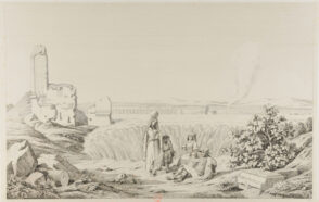 The Countryside of Rome taken on the Old Road of the Tombs between Rome and Albano