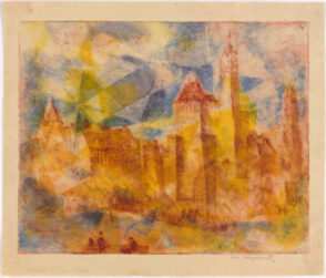 Abstract New York (recto); Portrait of a Woman (verso)