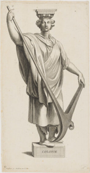 Plate 10 from the series “Diverses figures hiéroglyphiques peintes par Raphael d’Urbin dans une des salles du Vatican à Rome”