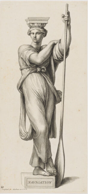 Plate 7 from the series “Diverses figures hiéroglyphiques peintes par Raphael d’Urbin dans une des salles du Vatican à Rome”