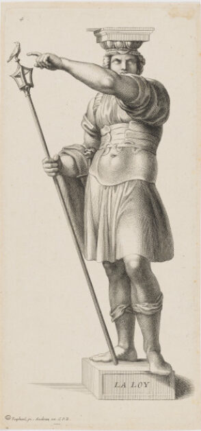 Plate 4 from the series “Diverses figures hiéroglyphiques peintes par Raphael d’Urbin dans une des salles du Vatican à Rome”