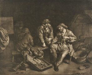 Peasants with Violin and Backgammon