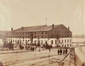 Libby Prison, Richmond, Va., April, 1864. From Gardner’s Photographic Sketch Book of the War