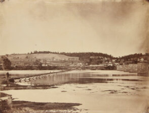 Pontoon Bridge at Berlin on the Potoman from the Virginia Shore, November 1862. No. 25 from Gardner’s Photographic Sketch Book of the War