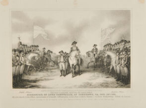 Surrender of Lord Cornwallis at Yorktown, VA, Oct 19th, 1781