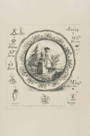 Sevres Plate in the Collection of Robert Hoe, Jr.