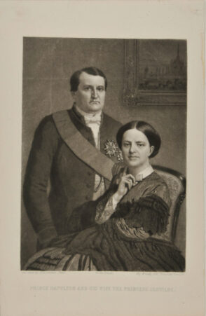 Prince Napoleon and His Wife the Princess Clotilde