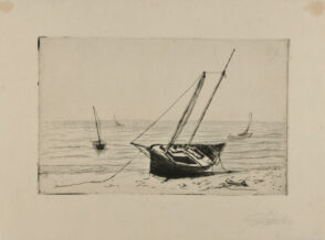 Marine with Sailboat on the Sane