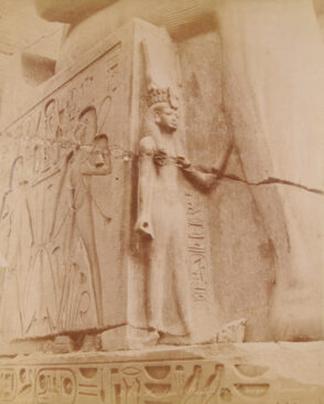 Luxor, Statue of Queen Nefertari, Wife of Ramesses II, Colossal Statue of Ramesses II, First Court Luxor Temple, 19th Dynasty