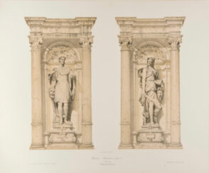 Manoir d’Escoville à Caen,4, Sculptures