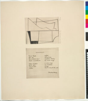 From the portfolio “21 Etchings and Poems”