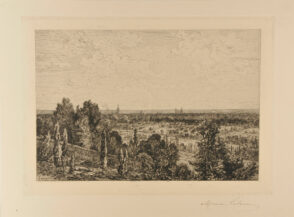 Bordeaux, vue prise de la côte de Cénon