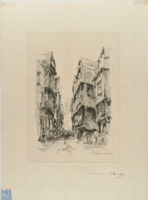 Grand rue à Morlaix