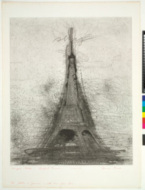 Retroussage Eiffel Tower