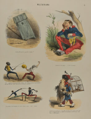 Plate 11 from the series “Militairiana”