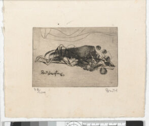 Augy’s Foot (Greeting Card for 1940-1941)