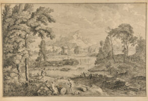 Landscape with Ruins in Foreground