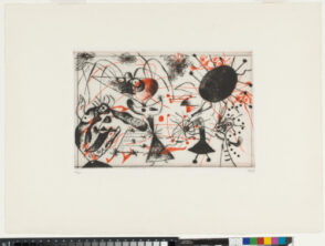 Plate 6 from the “Série noire et rouge”