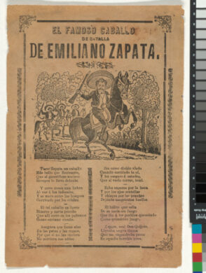 El famoso caballo de batalla de Emiliano Zapata