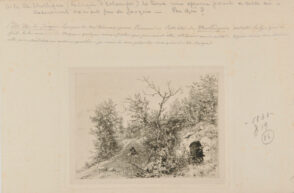 Landscape with Figure Seated on a Hillside