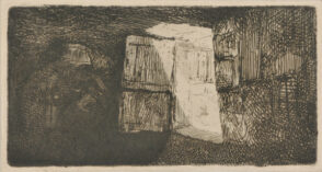 Sunlight Streaming Through an Open Door