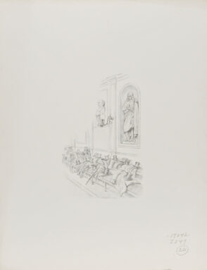 Coats and Hats on Benches