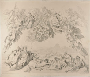 Battle Scene with Huns and Romans