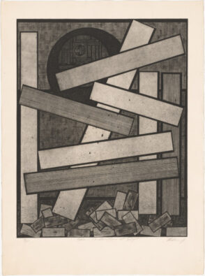 Broken Construction at Twilight