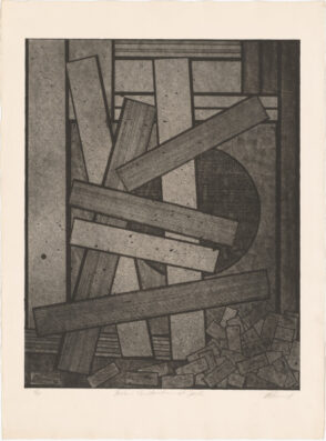 Broken Construction at Dusk