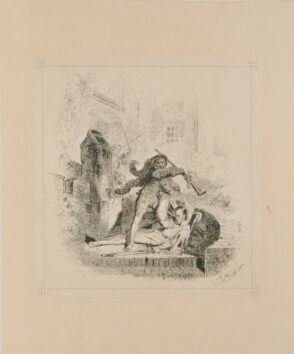 Battle Scene with Soldiers Fighting