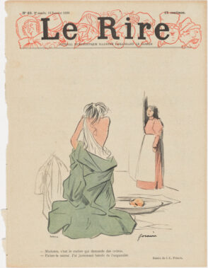 Madame, c’est le cocher qui demande des ordres. Faites-le entrer. J’ain justement besoin de l’engueuler’