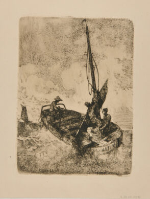 Sailors at Sea, Raising their Mast