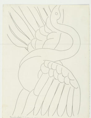 Study for “The Swan” (refused etching)