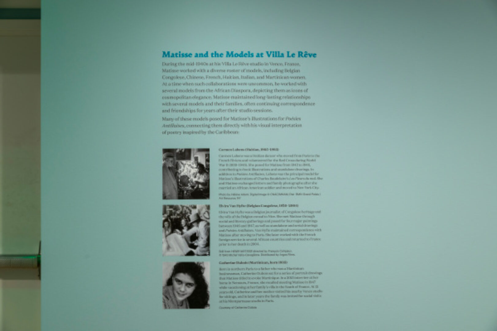 Matisse and Martinique: Portraits and Poetry